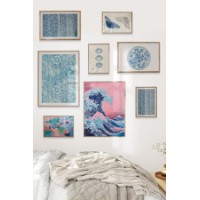 Set de 8 picturi Wallity Cgs-058-Wooden-Byk imaginea #2 — magazin online Desire.md