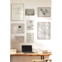 Set de 8 picturi Wallity Cgs-064-Wooden-Byk imaginea #3 — magazin online Desire.md