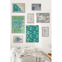 Set de 8 picturi Wallity Cgs-067-Wooden-Byk imaginea #2 — magazin online Desire.md