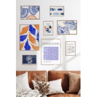 Set de 8 picturi Wallity Cgs-070-Wooden-Byk