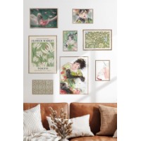 Set de 8 picturi Wallity Cgs-074-Wooden-Byk