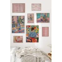 Set de 8 picturi Wallity Cgs-077-Wooden-Byk imaginea #2 — magazin online Desire.md