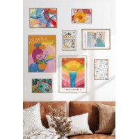 Set de 8 picturi Wallity Cgs-079-Wooden-Byk