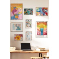 Set de 8 picturi Wallity Cgs-079-Wooden-Byk imaginea #3 — magazin online Desire.md