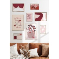 Set de 8 picturi Wallity Cgs-080-Wooden-Byk
