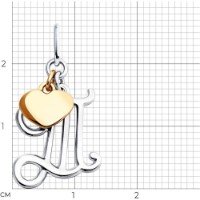 Pandantiv SOLOVOV JEWELRY 94031925 1,25g imaginea #2 — magazin online Desire.md
