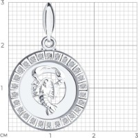 Pandantiv SOLOVOV JEWELRY 94031386 1,29g imaginea #2 — magazin online Desire.md