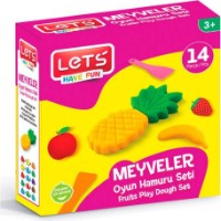 Pastă pentru modelare Lets Fruit Set 14pcs (L-8596)