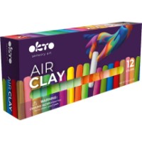 Plastilina OKTO Clay 12pcs x 6g (25001)