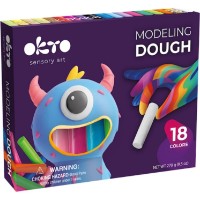 Plastilina OKTO Clay 18pcs x 6g (25008)