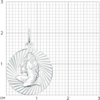 Pandantiv SOLOVOV JEWELRY 94030887 0,68g imaginea #3 — magazin online Desire.md