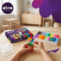 Plastilina OKTO Clay 24pcs x 6g (25002) imaginea #2 — magazin online Desire.md