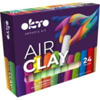 Plastilina OKTO Clay 24pcs x 6g (25002)