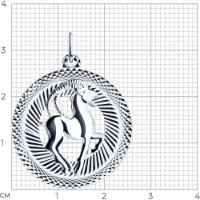 Pandantiv SOLOVOV JEWELRY 94030879 1,9g imaginea #3 — magazin online Desire.md