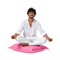 Fotoliu moale Atelier Del Sofa Cushion Pouf 70x70 Pink imaginea #2 — magazin online Desire.md