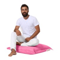 Fotoliu moale Atelier Del Sofa Cushion Pouf 70x70 Pink imaginea #3 — magazin online Desire.md