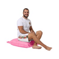 Fotoliu moale Atelier Del Sofa Cushion Pouf 70x70 Pink imaginea #4 — magazin online Desire.md