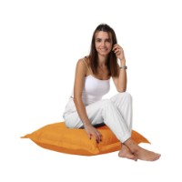 Fotoliu moale Atelier Del Sofa Cushion Pouf 70x70 Orange