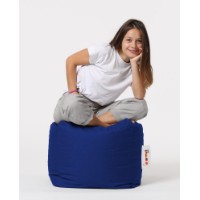 Fotoliu moale Atelier Del Sofa Square Pouf Blue