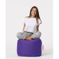 Fotoliu moale Atelier Del Sofa Square Pouf Purple imaginea #2 — magazin online Desire.md