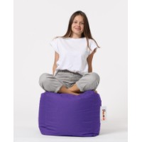 Fotoliu moale Atelier Del Sofa Square Pouf Purple imaginea #3 — magazin online Desire.md