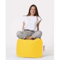 Fotoliu moale Atelier Del Sofa Square Pouf Yellow imaginea #3 — magazin online Desire.md