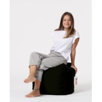 Fotoliu moale Atelier Del Sofa Square Pouf Black imaginea #5 — magazin online Desire.md