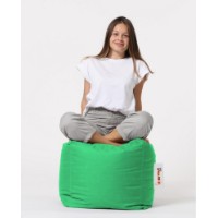 Fotoliu moale Atelier Del Sofa Square Pouf Green