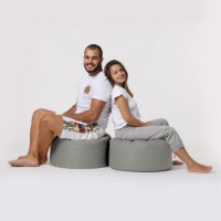 Пуф Atelier Del Sofa Round Pouf Fume