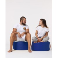 Fotoliu moale Atelier Del Sofa Round Pouf Blue imaginea #7 — magazin online Desire.md