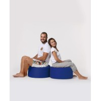 Fotoliu moale Atelier Del Sofa Round Pouf Blue imaginea #9 — magazin online Desire.md