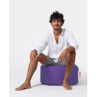 Fotoliu moale Atelier Del Sofa Round Pouf Purple imaginea #4 — magazin online Desire.md