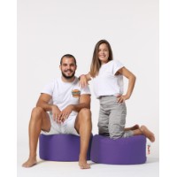 Fotoliu moale Atelier Del Sofa Round Pouf Purple imaginea #8 — magazin online Desire.md