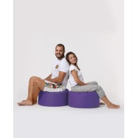 Fotoliu moale Atelier Del Sofa Round Pouf Purple imaginea #9 — magazin online Desire.md