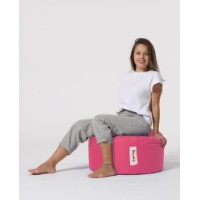 Fotoliu moale Atelier Del Sofa Round Pouf Pink