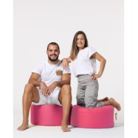 Fotoliu moale Atelier Del Sofa Round Pouf Pink imaginea #8 — magazin online Desire.md