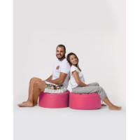 Fotoliu moale Atelier Del Sofa Round Pouf Pink imaginea #9 — magazin online Desire.md