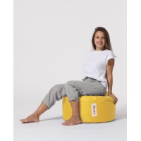 Fotoliu moale Atelier Del Sofa Round Pouf Yellow