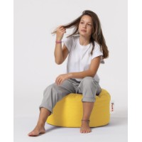 Fotoliu moale Atelier Del Sofa Round Pouf Yellow imaginea #2 — magazin online Desire.md