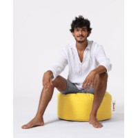 Fotoliu moale Atelier Del Sofa Round Pouf Yellow imaginea #4 — magazin online Desire.md