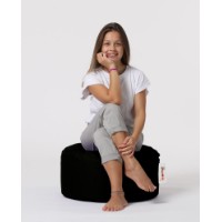 Fotoliu moale Atelier Del Sofa Round Pouf Black imaginea #3 — magazin online Desire.md