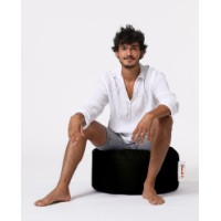 Fotoliu moale Atelier Del Sofa Round Pouf Black imaginea #4 — magazin online Desire.md