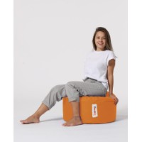 Fotoliu moale Atelier Del Sofa Round Pouf Orange