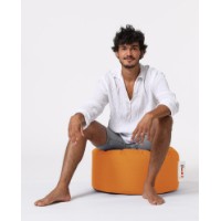 Fotoliu moale Atelier Del Sofa Round Pouf Orange imaginea #4 — magazin online Desire.md