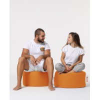 Fotoliu moale Atelier Del Sofa Round Pouf Orange imaginea #7 — magazin online Desire.md