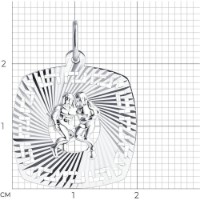 Pandantiv SOLOVOV JEWELRY 94030860 1,27g imaginea #2 — magazin online Desire.md