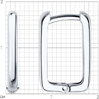 Cercei SOLOVOV JEWELRY 94026815 2,12g imaginea #4 — magazin online Desire.md