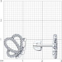 Cercei SOLOVOV JEWELRY 94026784 2,15g imaginea #2 — magazin online Desire.md