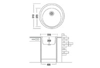 Кухонная мойка Montebella 510 Chinchilla фото №2 — интернет-магазин Desire.md