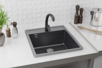 Кухонная мойка Ulgran U-406 Black фото №3 — интернет-магазин Desire.md